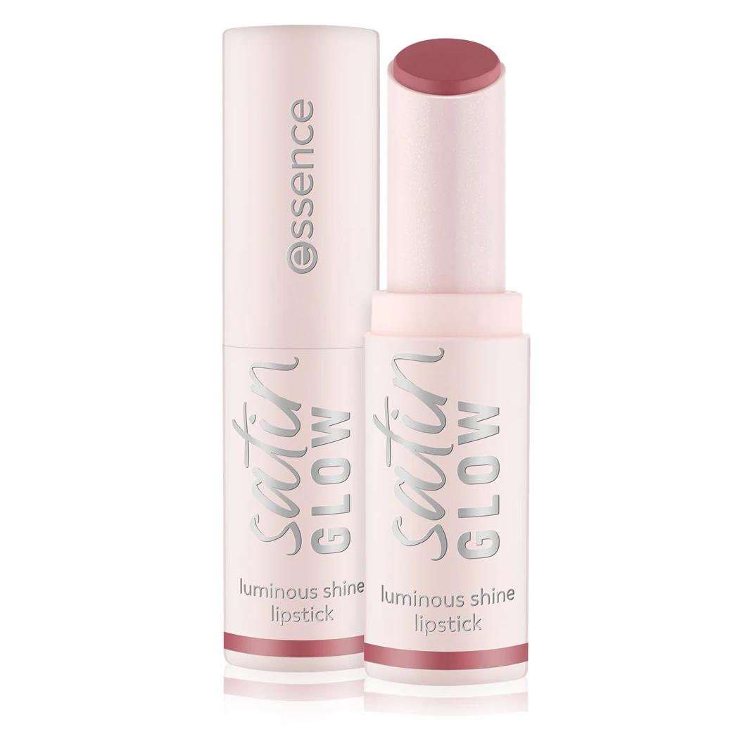 essence satin GLOW luminous shine lipstick (03 Rose And Shine) (cosnova GmbH)