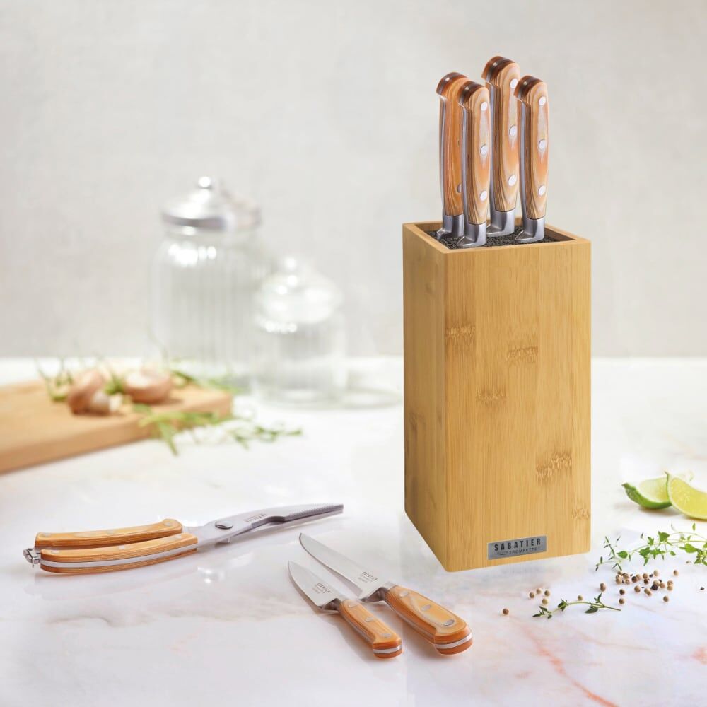 Sabatier Trompette Bloc 5 pièces Marron 0x0cm