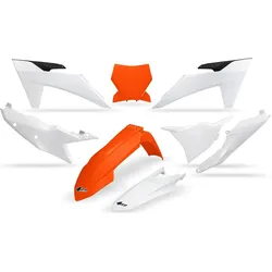 UFO, Motorrad Zubehör, Kunststoff-Set KTM SX 125 / 250 / 300 TBI '23-'24, SX-F 250 / 350 / 450 '23-'24 OEM-Farbe