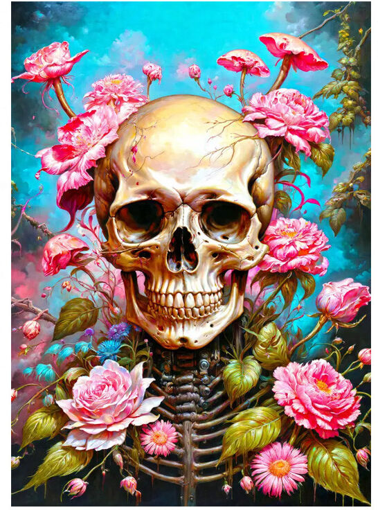 Puzzle 1000 pcs Garden Skeleton - Enjoy Puzzle