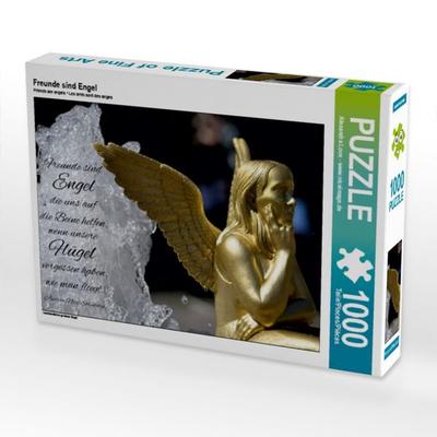 CALVENDO Puzzle Freunde sind Engel | 1000 Teile Lege-Größe 64x48cm Foto-Puzzle für glückliche Stunden