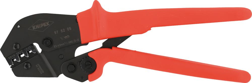 KNIPEX Crimpzange für Kabelschuhe und Steckverbinder