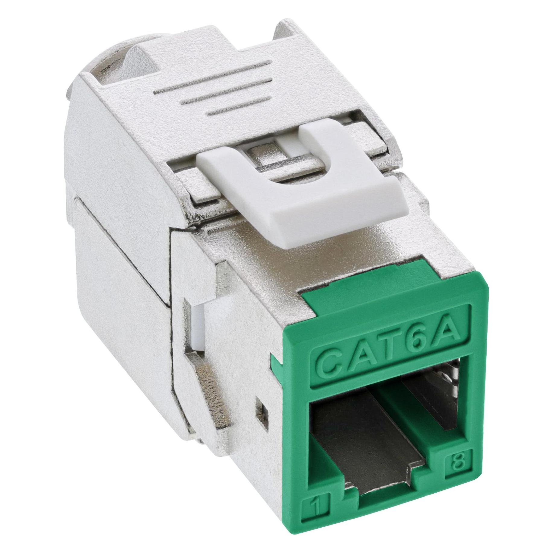 InLine 8er Pack Keystone RJ45 Buchse (Keystone Modul) (76207G)