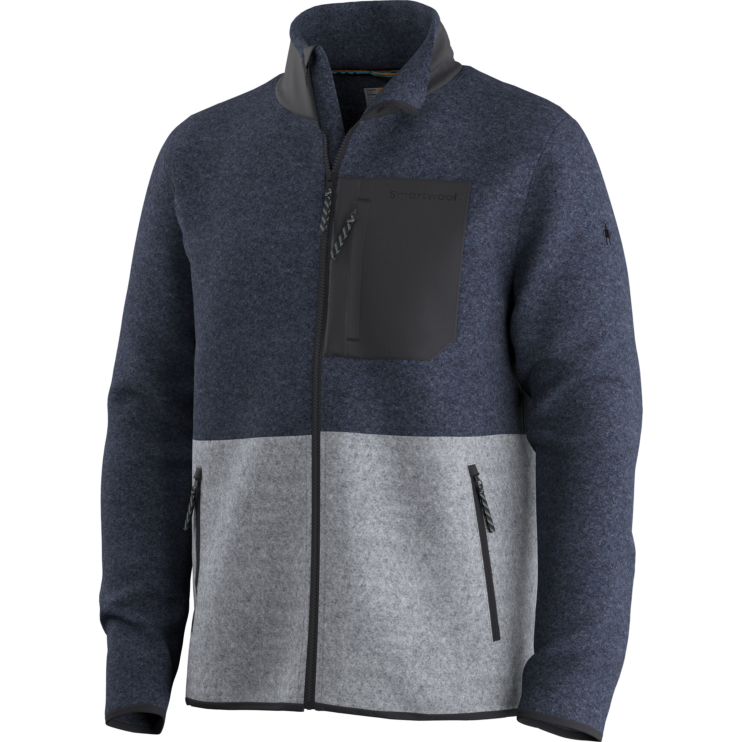 Smartwool Second Cut Fleece Herren Fleecejacke grau Größe L Lifestyle Widerstandsfähig Merinowolle
