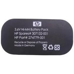 HPE SPSBD,,nimh,3.6v,500mah (500 mAh), Notebook Akku, Schwarz