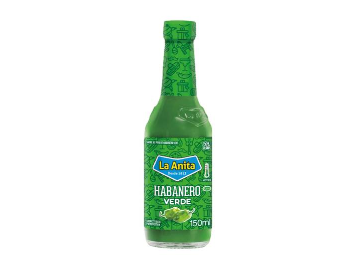 LA ANITA Sauce mexicaine au piment habanero vert 150 ml