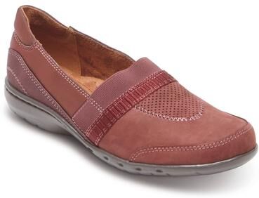 Cobb Hill Penfield A Line Casual Slip-On - Womens 5.5 Red Slip On Medium