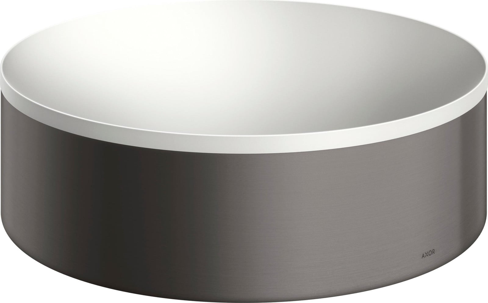 AXOR Suite Wastafelblad Basins & Bathtub model rd 300, geborsteld zwart chroom