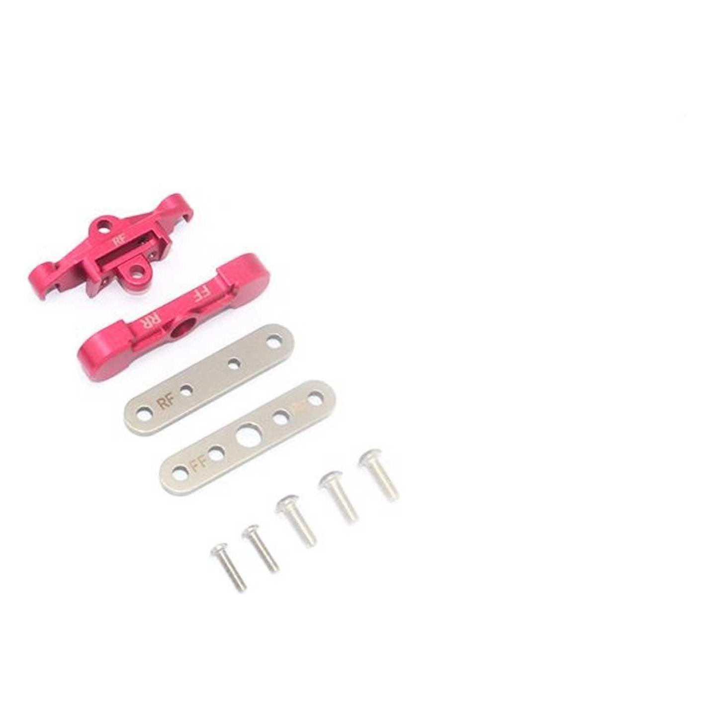 GPM Aluminium Querlenkerhalter unten hinten rot TRX Maxx, Maxx Slash (GPMTXMS009R)