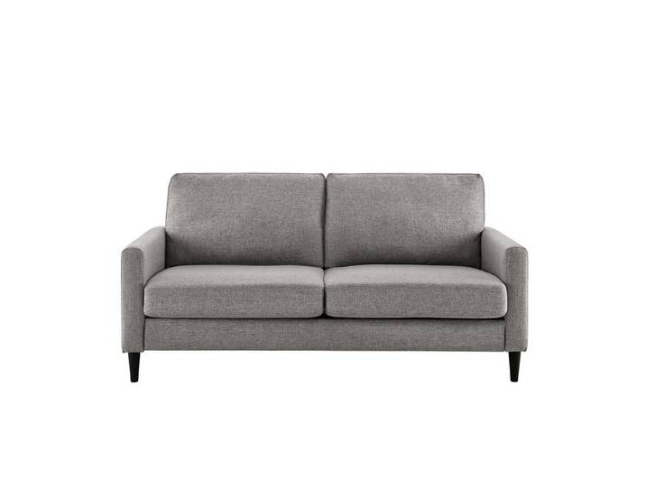 loft24 Sofa Kaci - Couch Polstermöbel, Couch, Stoffbezug, Breite 185 cm, grau
