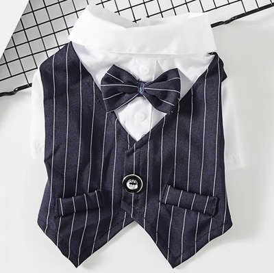 Inspire Curations GentlePaw Formal Pet Suit Jacket navy xl suit 6.0 9.0kg
