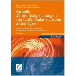 Partielle Differentialgleichungen und funktionalanalytische Grundlagen, Fachbücher von Herbert Haf, Klemens Burg, Andreas Meister, Friedrich Wille