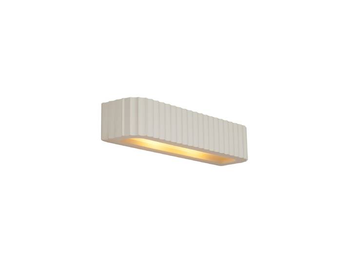 Applique murale scandinave beige rectangulaire 2 lumières -