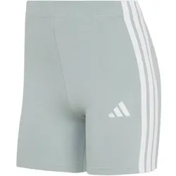 ADIDAS Damen Tight Essentials 3-Streifen High Waisted, Größe S in Silber Silber