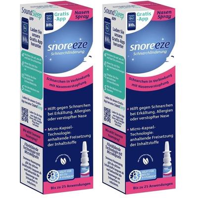 Snoreeze Schnarchlinderung Nasenspray 2x 2x10 ml