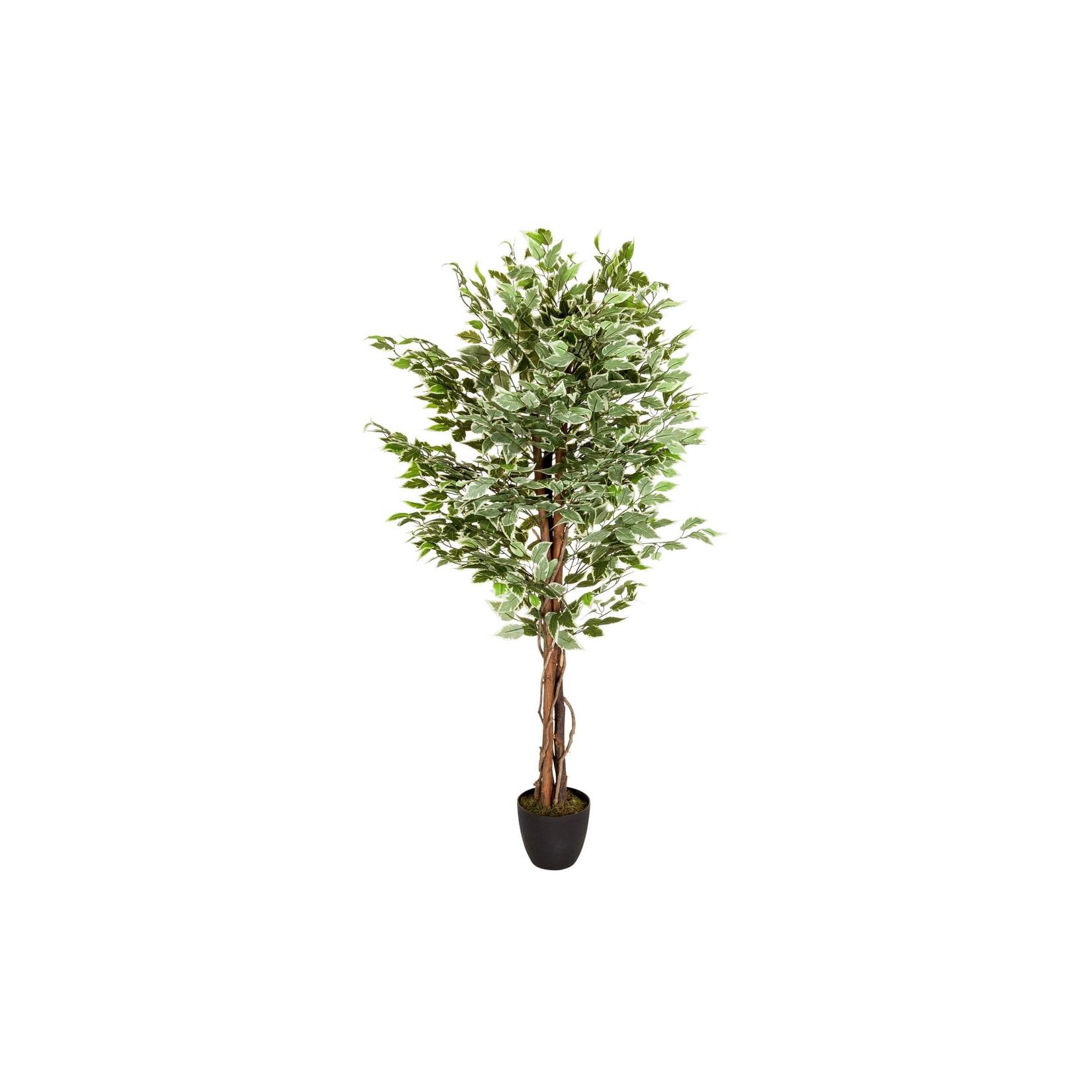 hjh OFFICE Kunstpflanze FICUS Kunststoff, Stoff