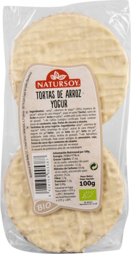 Natursoy Rice cakes with yogurt 100g 100 gr