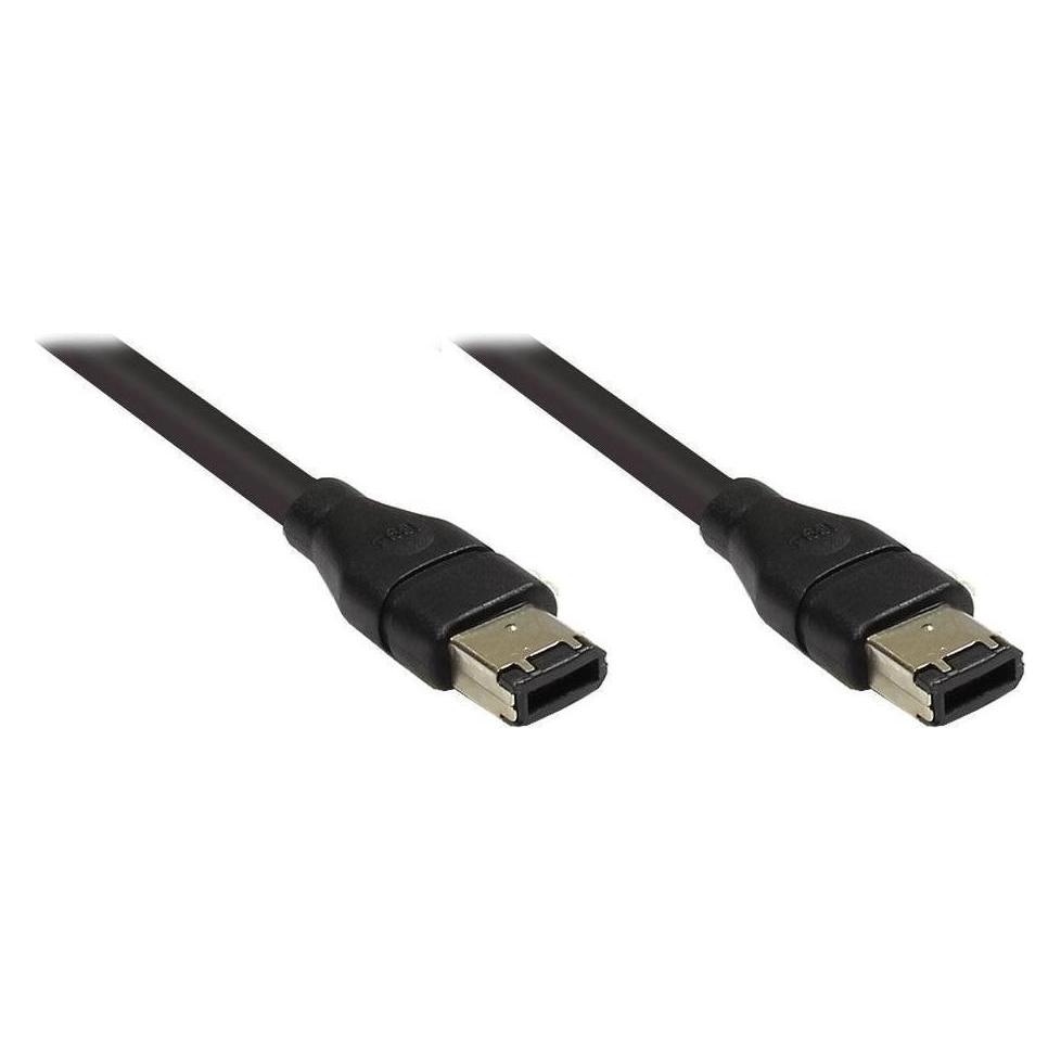 Good Connections FireWire IEEE1394a Anschlusskabel 6/6 (3 m, FireWire) (2610-FW3)
