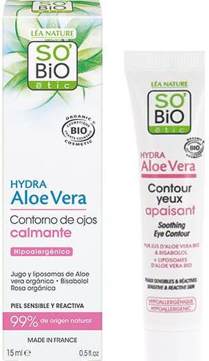 So'Bio Étic Contorno Ojos Calmante Bisabolol-Aloe Bio 15 ml