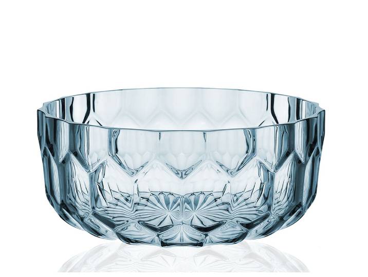 KARTELL saladier JELLIES FAMILY (Bleu ciel - Technopolymère thermoplastique transparent)