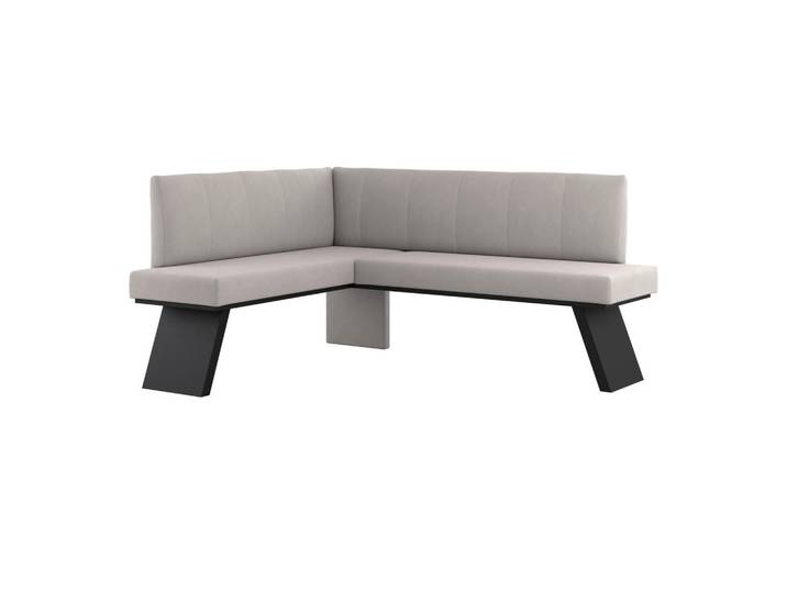 Eckbank, Beige, L-Form, 185x150 cm, Esszimmer, Bänke, Eckbänke