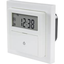 Sygonix SY-4504968 Unterputz-Timer digital Wochenprogramm 1800 W Countdown-Funktion, inkl. Aufputzrahmen, START/STOPP-Funktion, Programmierfunktion,