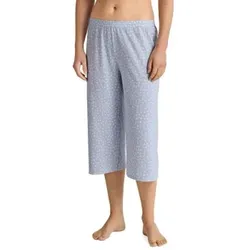 Calida Favourites Sleep Medium-Length Pants Hellblau Baumwolle Large Damen