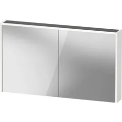 Duravit D-Code Spiegelschrank Verspiegelt DC7108018182000 1200x700x148, Weiß Matt, Steckdose J, LED Beleuchtung