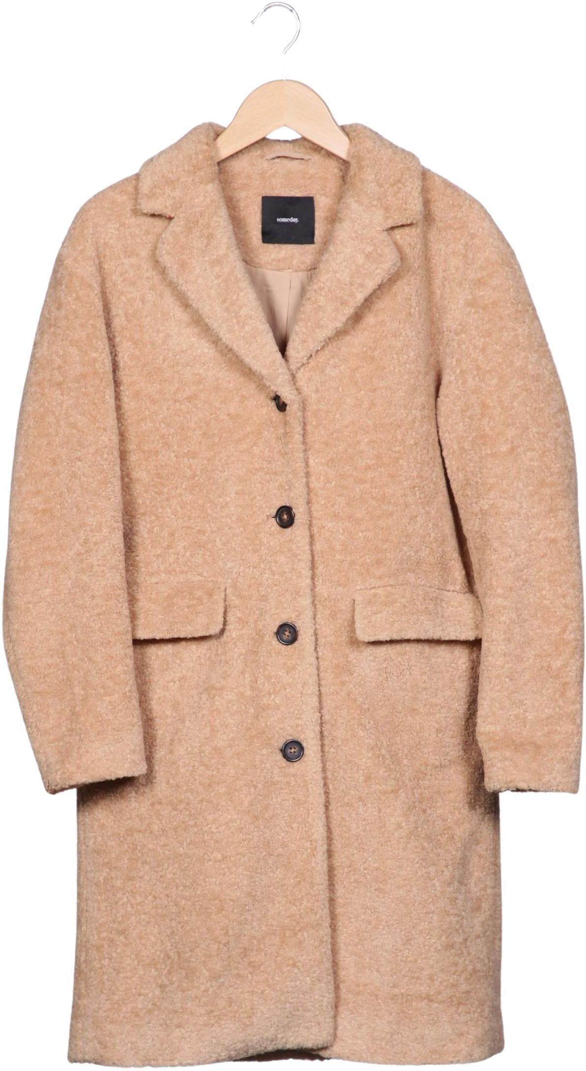 someday. Damen Mantel, Beige, Gr. EU 34, Synthetik - Second Hand