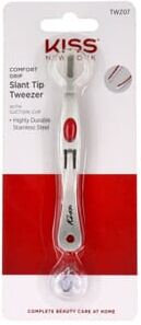 Kiss New York Slant Tip Tweezer With Suction