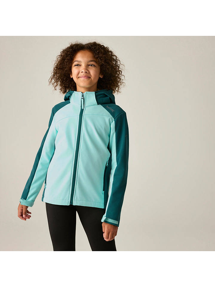 Regatta Softshelljacke "Haydenbury" in Türkis/ Petro - 140