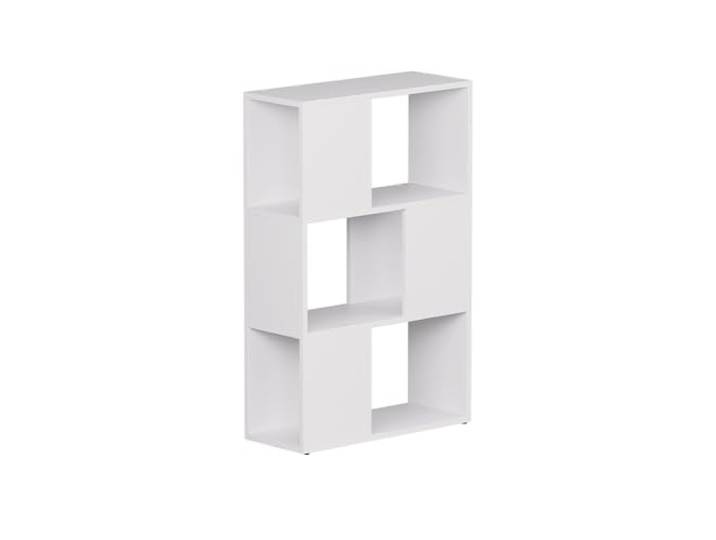 Vicco Raumteiler Eneos, Weiß, 60 x 94 cm als freistehendes Regal zur flexiblen Raumaufteilung einsetzbar