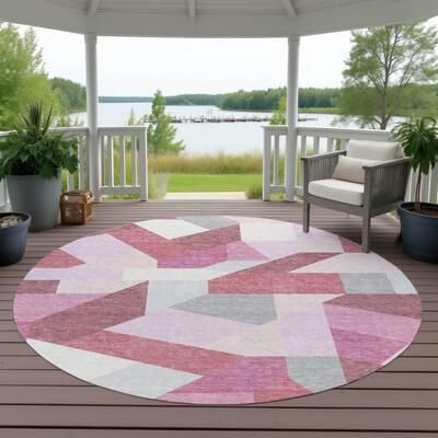 Addison Rugs Machine Washable Indoor/ Outdoor Contemporary Dexter Chantille Rug