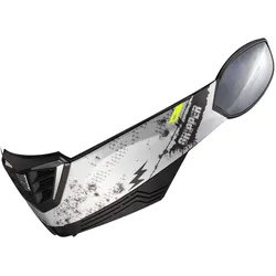 LS2 Kinnteil für FF900 Helm - matt-metal-titan