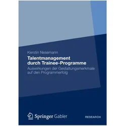 Talentmanagement durch Trainee-Programme, Fachbücher von Kerstin Nesemann