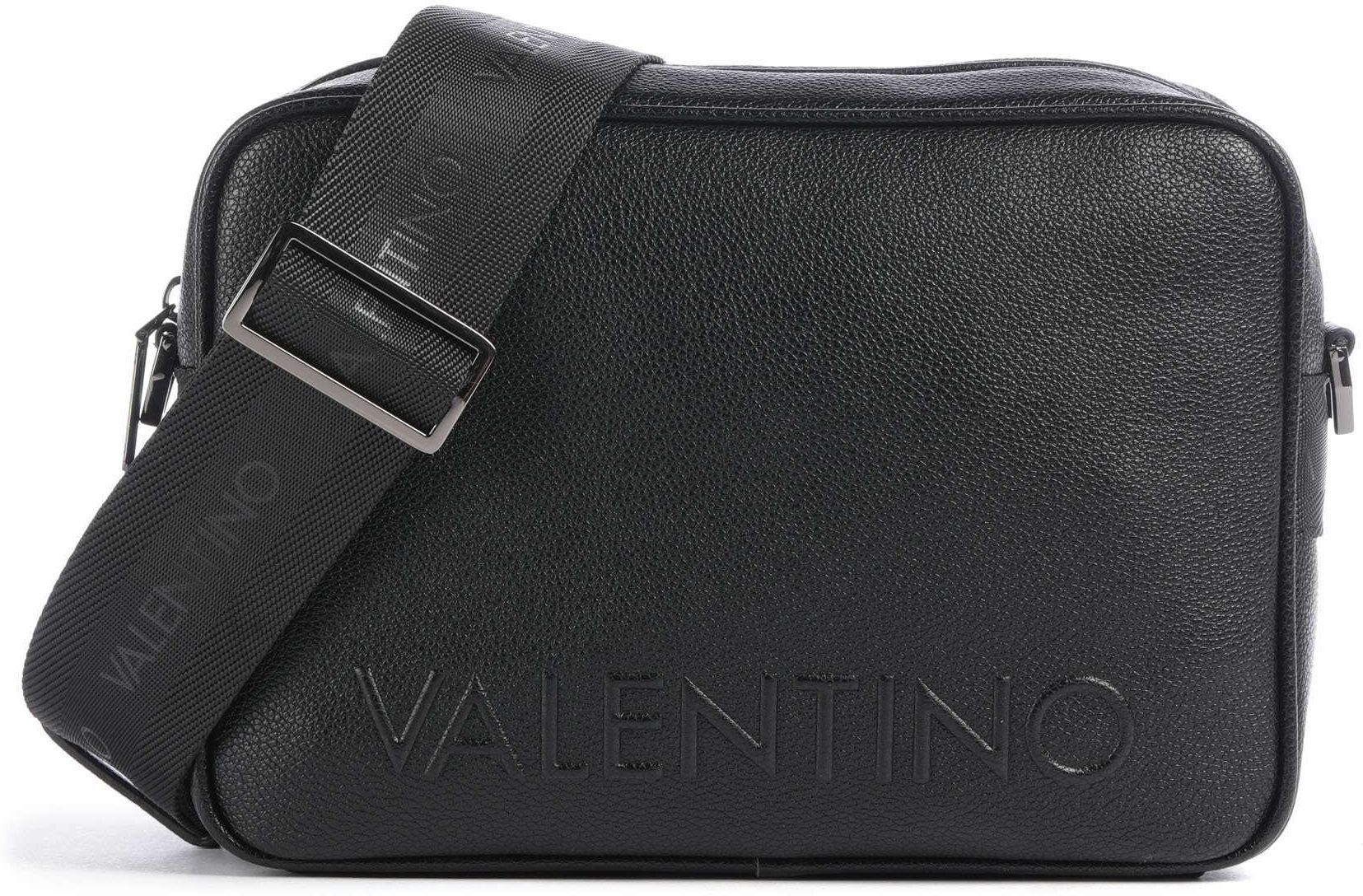 Valentino Bags Elite Umhängetasche aus Leder, schwarz