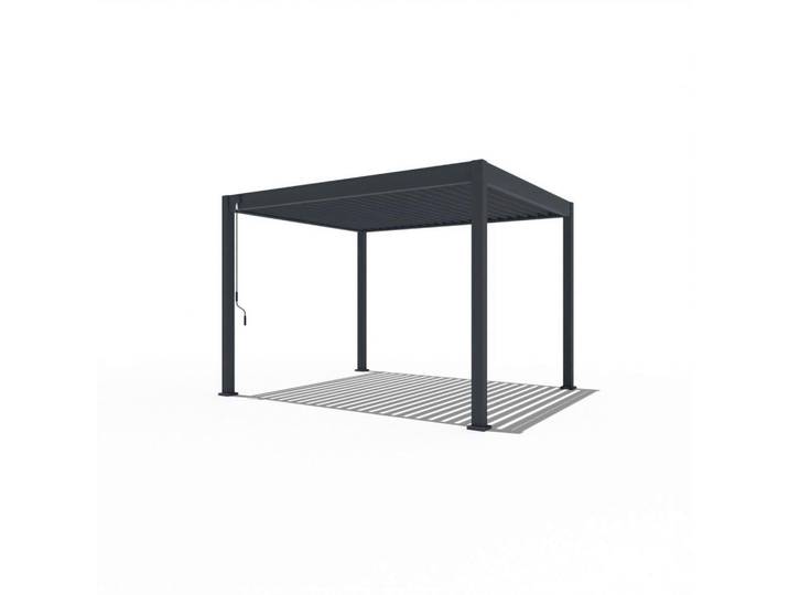 Pergolline 3x3,6 m wetterbeständig, Anthrazit