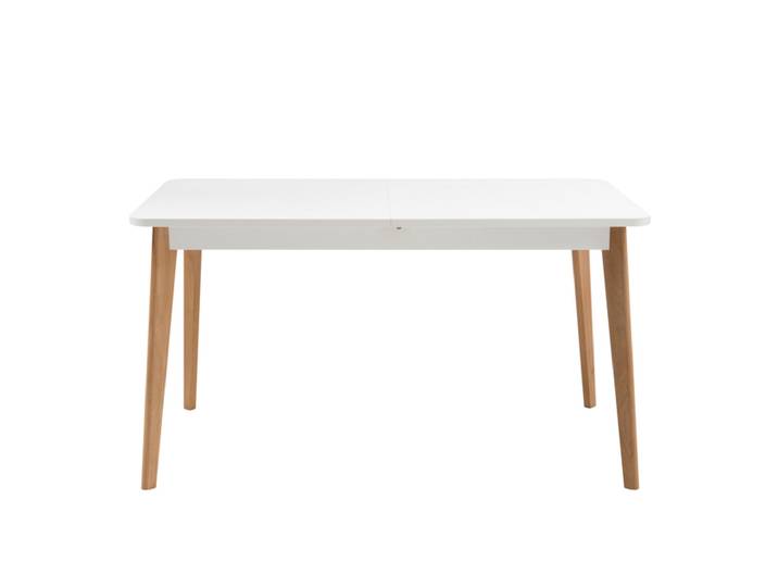Esstisch LENA Eiche Riviera/ Weiss matt