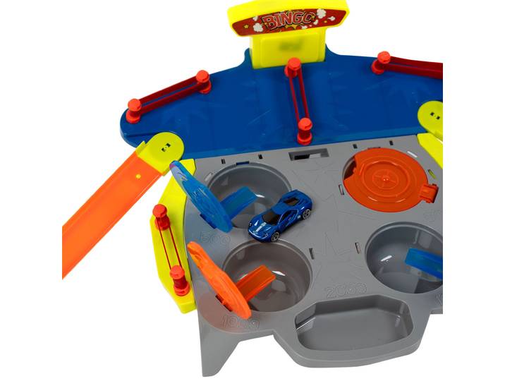 Autorennen-Spielset mit zwei Autos