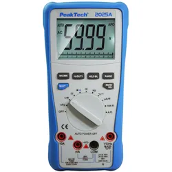 Peaktech, Multimeter, P 2025 A True RMS Digitalmultimeter (CAT III 1000V, CAT IV 600V, Hand-Multimeter)