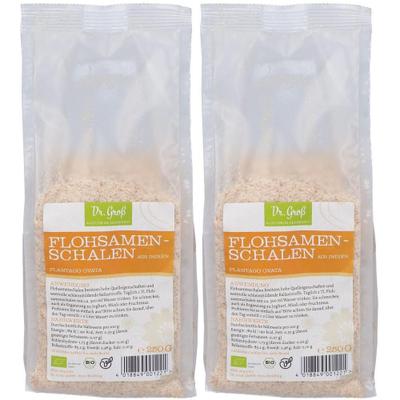 Flohsamenschalen indisch Bio 2x 2x250 g
