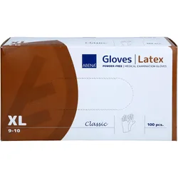 Latex-Handschuhe Classic Natur Puderfrei Xl 100 ST