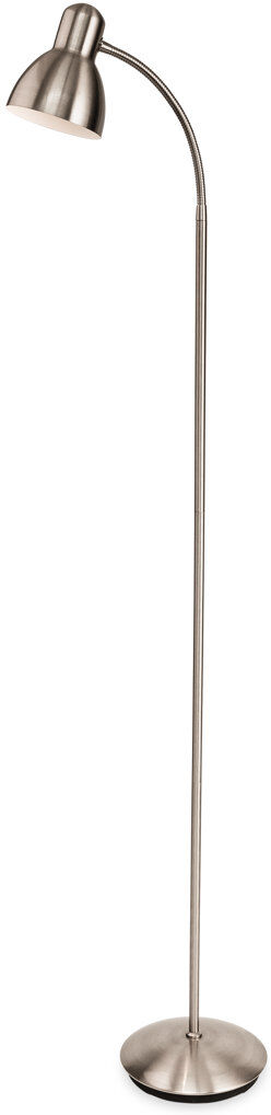Firstlight Floor Lamps 160cm Task Floor Lamp Brushed Steel 160cm H X 23cm W X 23cm D
