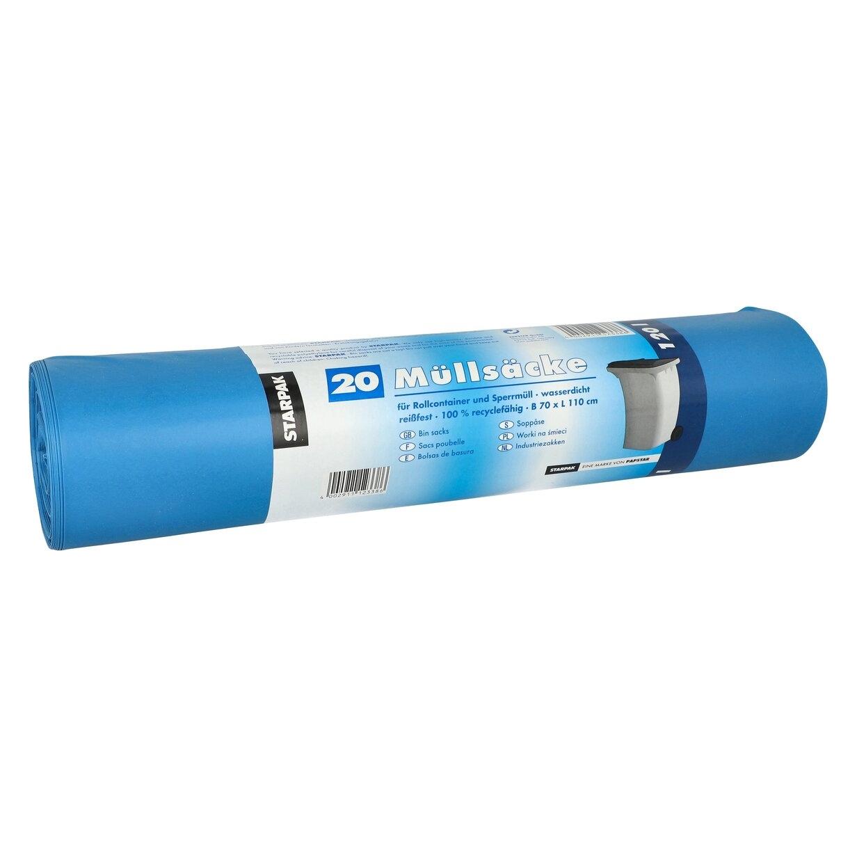 Starpak Mlls"cke LDPE, 120 Liter, blau (120 l) (12338)