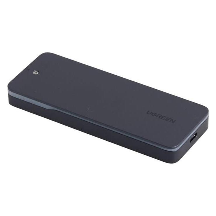 Ugreen - Hard Drive Enclosure CM777 (25665) - M.2 NVMe/SATA SSD, 20Gbps, 8TB - Black (M.2) (25665)