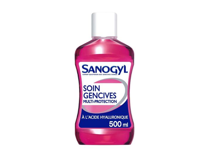 SANOGYL Bain de bouche soin des gencives multi-protection acide hyaluronique 500 ml