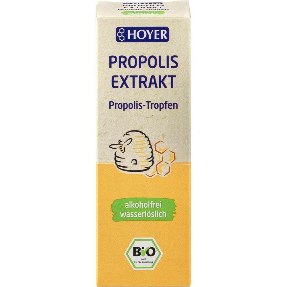 Hoyer Propolis Extrakt Bio alkoholfrei wasserlösl. 30 ml Tropfen