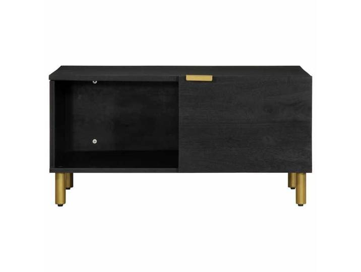 Petite Table - Noir - Table basse/du Thé - Noir 80x50x40 cm Bois d'ingénierie T6028
