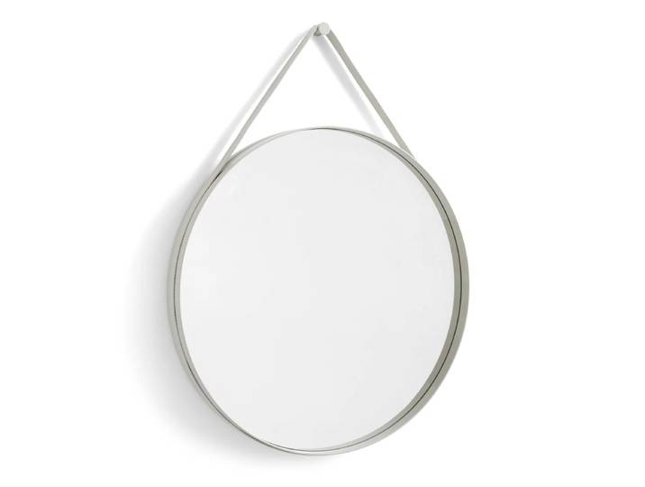 HAY - Strap Mirror No. 2 , Ø 70 cm, hellgrau