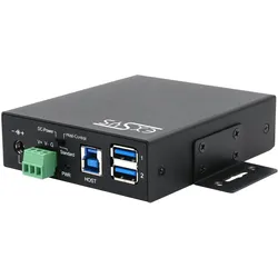 Exsys Industrial USB 3.2 Gen 1 Hub 10-Port (USB-B, 10 Ports), Dockingstation + USB Hub